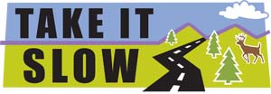 Safe on 17 logo - Take it slow