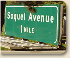 Soquel exit sign