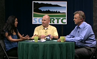 MBSST_Cafe RTC staff and consultant discuss the trail network on Community Television
